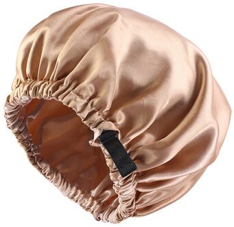 Adjustable Silk Satin Hair Cap For Sleeping Haircare Women Headwear Night Hat KK