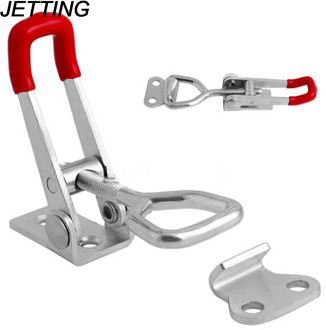 Adjustable Toolbox Case Metal Toggle Latch Catch Clasp / 198Lbs 90kg Quick Release Clamp Anti-Slip Push Pull Toggle Clamp Tools