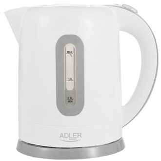 Adler Ad 1234 Draadloze Waterkoker 1.7 Liter Wit