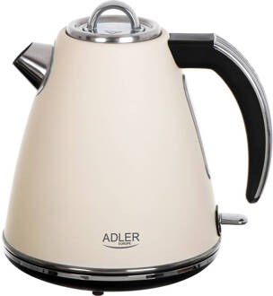 Adler AD 1343 - Stalen waterkoker - 1.5 liter - Strix - Creme Beige