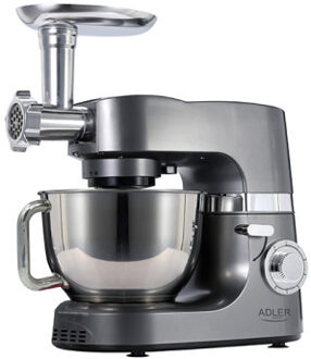 Adler AD4221 - Planetaire keukenmachine - foodprocessor - 2200 Watt - 7 liter Grijs