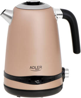 Adler Ketel Waterkoker 1,7L met temperatuurindicatie - brons AD 1295 Adler Goudkleurig