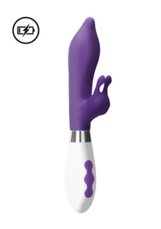 Adonis - Oplaadbare Rabbit Vibrator - Paars