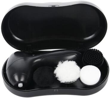 Adoolla Draagbare Schoen Polijstmachine Automatische Elektrische Handheld Schoen Borstel Shine Polijstmachine Apparatuur met 4 Opzetborstels