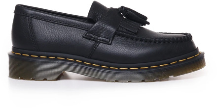 Adrian Zwarte Leren Loafers Dr. Martens , Black , Dames - 36 Eu,37 Eu,40 Eu,41 Eu,38 EU