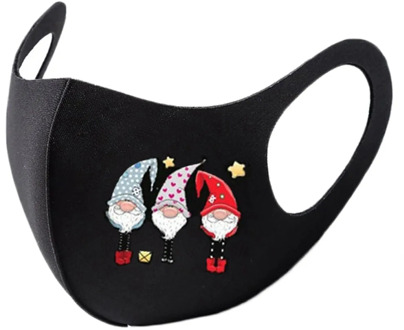 Adult Christmas Printed Mouth Masks Pm2.5 Outdoor Washable Reusable Face Mask Dustproof And Windproof Cycling Mask Mascarilla#E