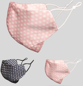 Adult Dustproof Windproof Mouth Mask Anti-spitting Protective Washable Mask Quick-drying Breathable Mask Polka Dot Mask