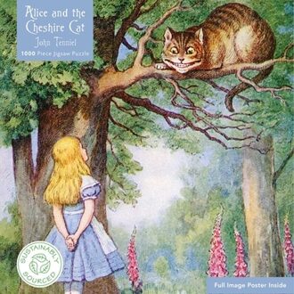 Adult Jigsaw Puzzle Alice And The Cheshire Cat -  Flame Tree Studio (ISBN: 9781839644474)