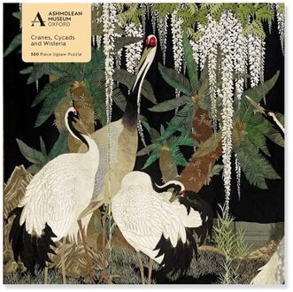 Adult Jigsaw Puzzle Ashmolean: Cranes, Cycads And Wisteria (500 Pieces) -  Flame Tree Studio (ISBN: 9781839647314)