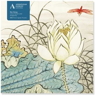 Adult Jigsaw Puzzle Ashmolean: Ren Xiong: Lotus Flower And Dragonfly (500 Pieces) -  Flame Tree Studio (ISBN: 9781839644627)