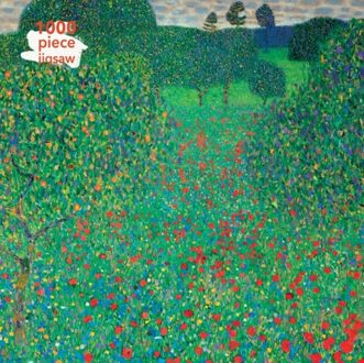 Adult Jigsaw Puzzle Gustav Klimt: Poppy Field -  Flame Tree Studio (ISBN: 9781787558823)