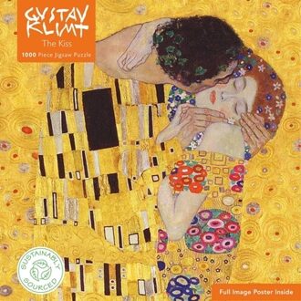 Adult Jigsaw Puzzle Gustav Klimt: The Kiss -  Flame Tree Studio (ISBN: 9781787550865)