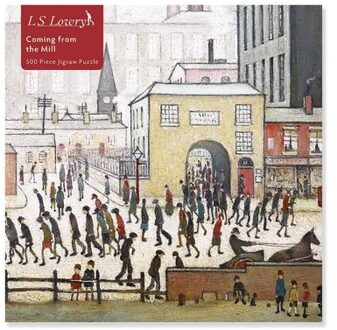 Adult Jigsaw Puzzle L.S. Lowry: Coming From The Mill (500 Pieces) - 500-Piece Jigsaw Puzzles - Flame Tree Studio