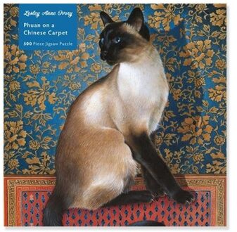 Adult Jigsaw Puzzle Lesley Anne Ivory: Phuan On A Chinese Carpet (500 Pieces) - 500-Piece Jigsaw - Flame Tree Studio