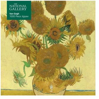 Adult Jigsaw Puzzle National Gallery: Vincent Van Gogh: Sunflowers - 1000-Piece Jigsaw Puzzles - Flame Tree Studio