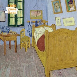Adult Jigsaw Puzzle Vincent Van Gogh: Bedroom At Arles - 1000-Piece Jigsaw Puzzles - Flame Tree Studio