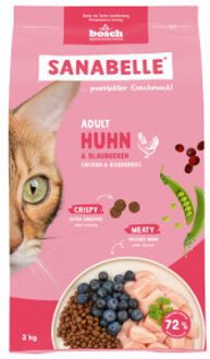 Adult met kip en bosbessen kattenvoer 2 x 8 kg