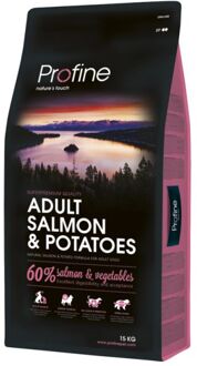 Adult Salmon & Potatoes 3kg/15kg Inhoud - 15 kg