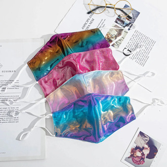 Adult Shining Fashion Face Mask Woman Color Masker Mouth Mascarilla Rosa Reutilizable Masque Lavable Mundschutz Maske Mondmasker