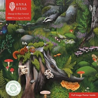 Adult Sustainable Jigsaw Puzzle Anna Stead: Deep In The Forest -  Flame Tree Studio (ISBN: 9781804178652)