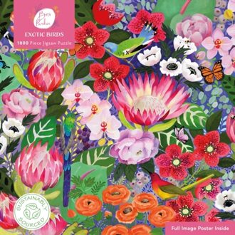 Adult Sustainable Jigsaw Puzzle Bex Parkin: Exotic Birds -  Flame Tree Studio (ISBN: 9781804172131)