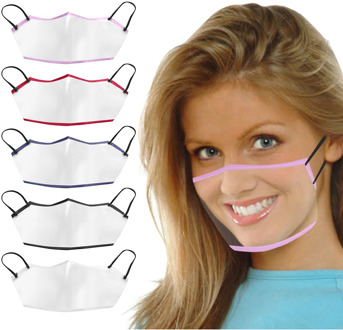 Adult Unisex Mini Shield Washable Reusable Comfortable Mask Transparent Visual Mask New Fashion Outdoor Protective Face Cover