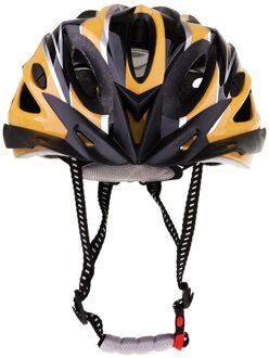 Adults Safety Helmet For Cycling Roller Inline Skating Rescue geel zwart