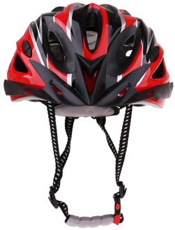 Adults Safety Helmet For Cycling Roller Inline Skating Rescue rood zwart