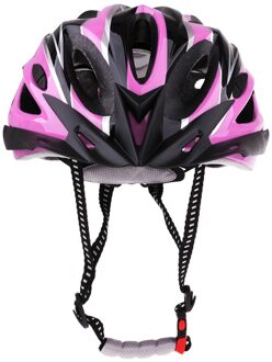 Adults Safety Helmet For Cycling Roller Inline Skating Rescue roze zwart