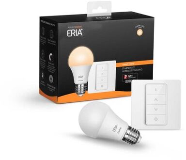 AduroSmart ERIA® startpakket, 1 Flame Light lamp en dimmer Wit