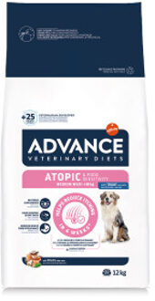 Advance Veterinary Diets Atopic Medium Maxi met forel hondenvoer 12 kg
