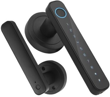 Advanced Smart 4-in-1 Keyless Biometric Door Lock with Handle Set