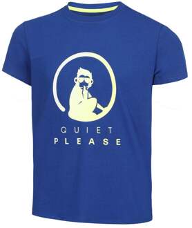 Advantage Logo T-shirt Jongens-Blauw,Geel - 140