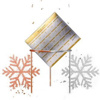 Adventskalender 24 verrassingsjuwelen - Zilver en Kristal Veelkleurig - One Size