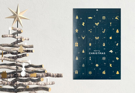 Adventskalender met foto's Kerstnacht