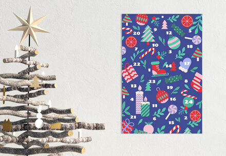 Adventskalender met foto's Winterpret