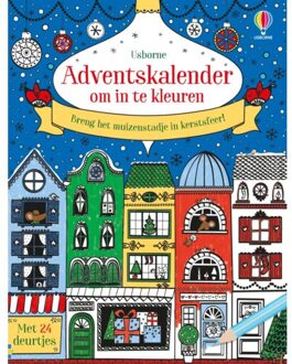 Adventskalender Om In Te Kleuren