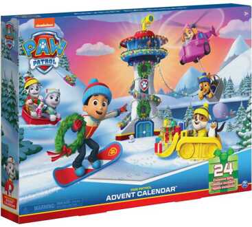 adventskalender Paw Patrol 30,5 x 43 cm karton Multikleur