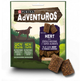 Adventuros met hert hondensnacks 9 x 90 g