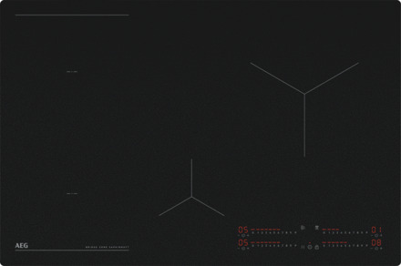 AEG 6000 Bridge - inductiekookplaat, SaphirMatt® 80 cm NII84B00IZ
