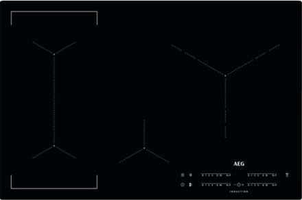 AEG 6000 serie Bridge inductie Kookplaat 80 cm IKE84445IB