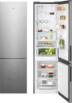 AEG 7000 GreenZone+ - Koel/vrieskast vrijstaand 202 cm vingervlekvrije rvs ORC7P361CX