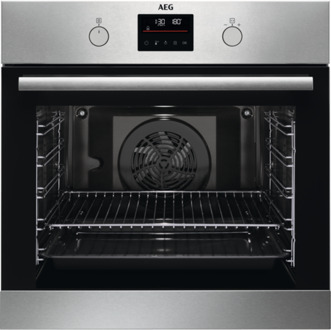 AEG BPB335061M Inbouw oven Zilver