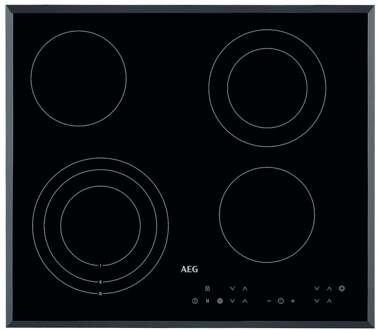 AEG HK634030FB Keramische kookplaat Zwart