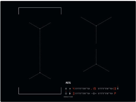 AEG IKE74440CB Inductie kookplaat Zwart