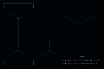 AEG ILB84443CB Inductie kookplaat Zwart