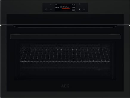 AEG KME768080T Inbouw oven met magnetron Zwart