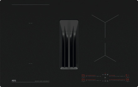 AEG Kookplaat met afzuiging - 6000 ComboHob met brugfunctie SaphirMatt® 80 cm NCH84B03CZ