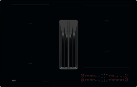 AEG Kookplaat met afzuiging - 7000 ComboHob SenseFry 80 cm NCH84C23CB