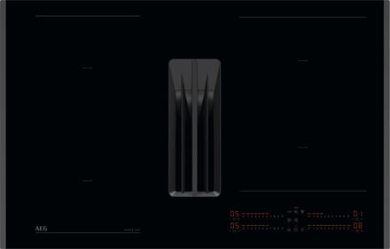 AEG Kookplaat met afzuiging - 7000 ComboHob SenseFry 80 cm NCH84C23FB